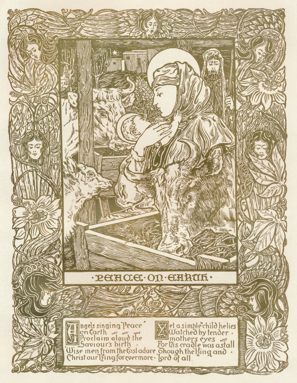 "Design for A Christmas Carol", 1898 alkotó: James Allan Duncan