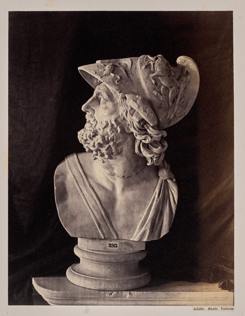 Achille. Mellszobor. Vatikán alkotó: James Anderson