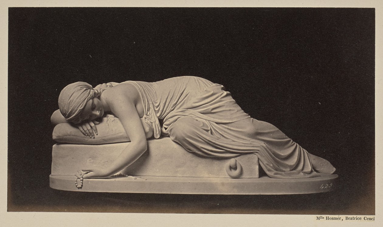 Mademoiselle Hosmer, Beatrice Cenci alkotó: James Anderson