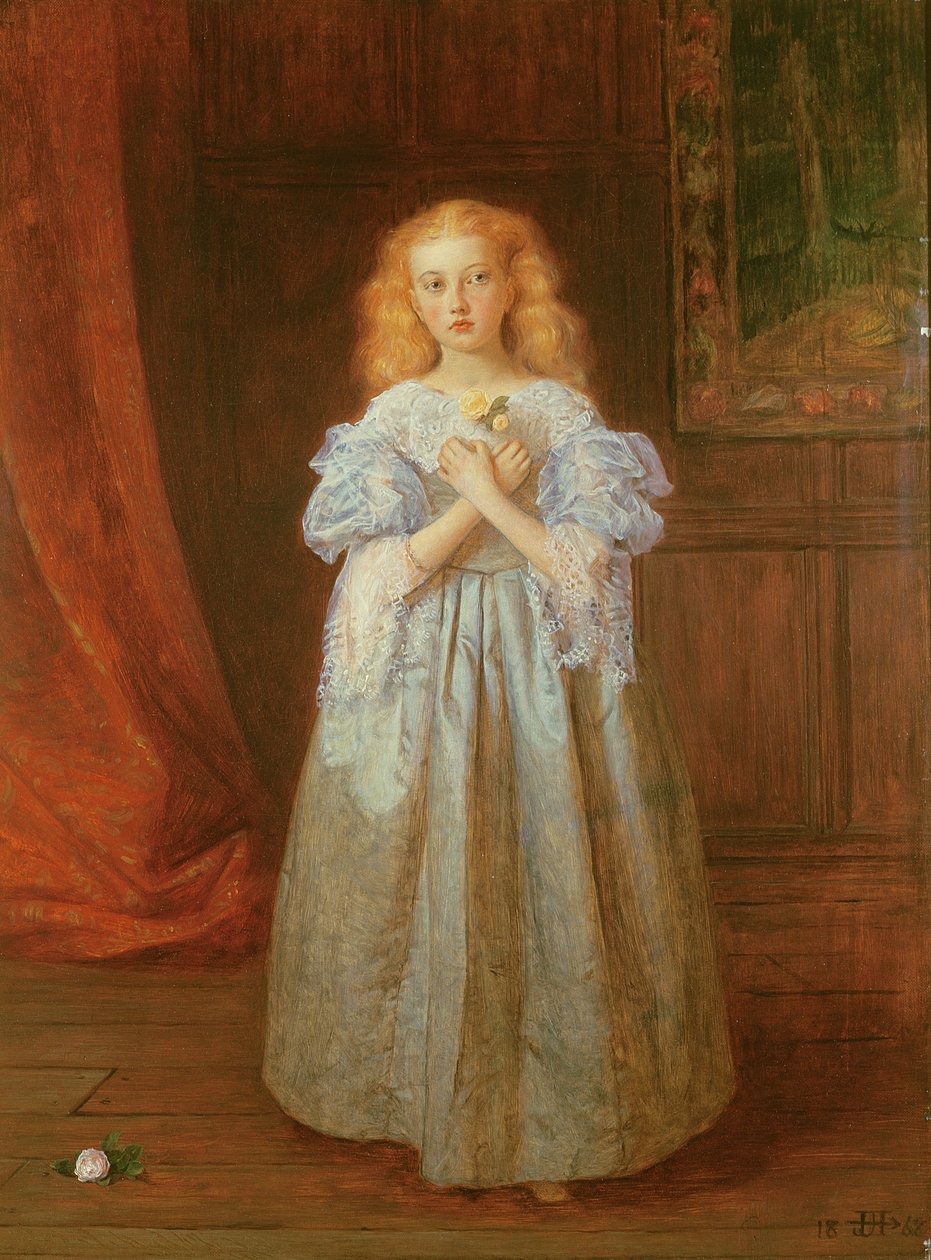 A kislány, aki Van Dycknek ült, 1868 alkotó: James Archer
