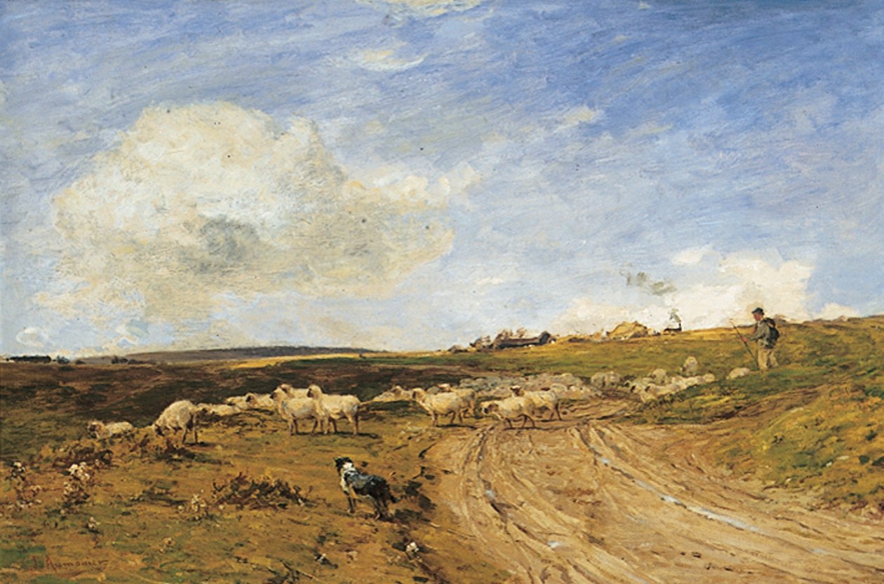 Szellős nap (olaj, vászon) alkotó: James Aumonier