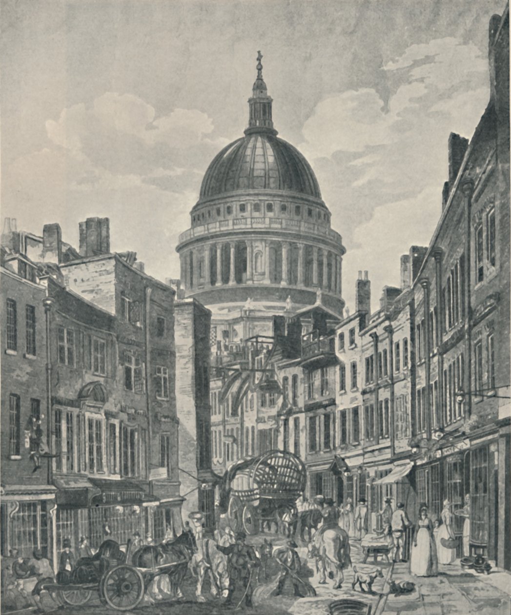 St. Martins-Le-Grandban, 1800, 1920 alkotó: James Baily