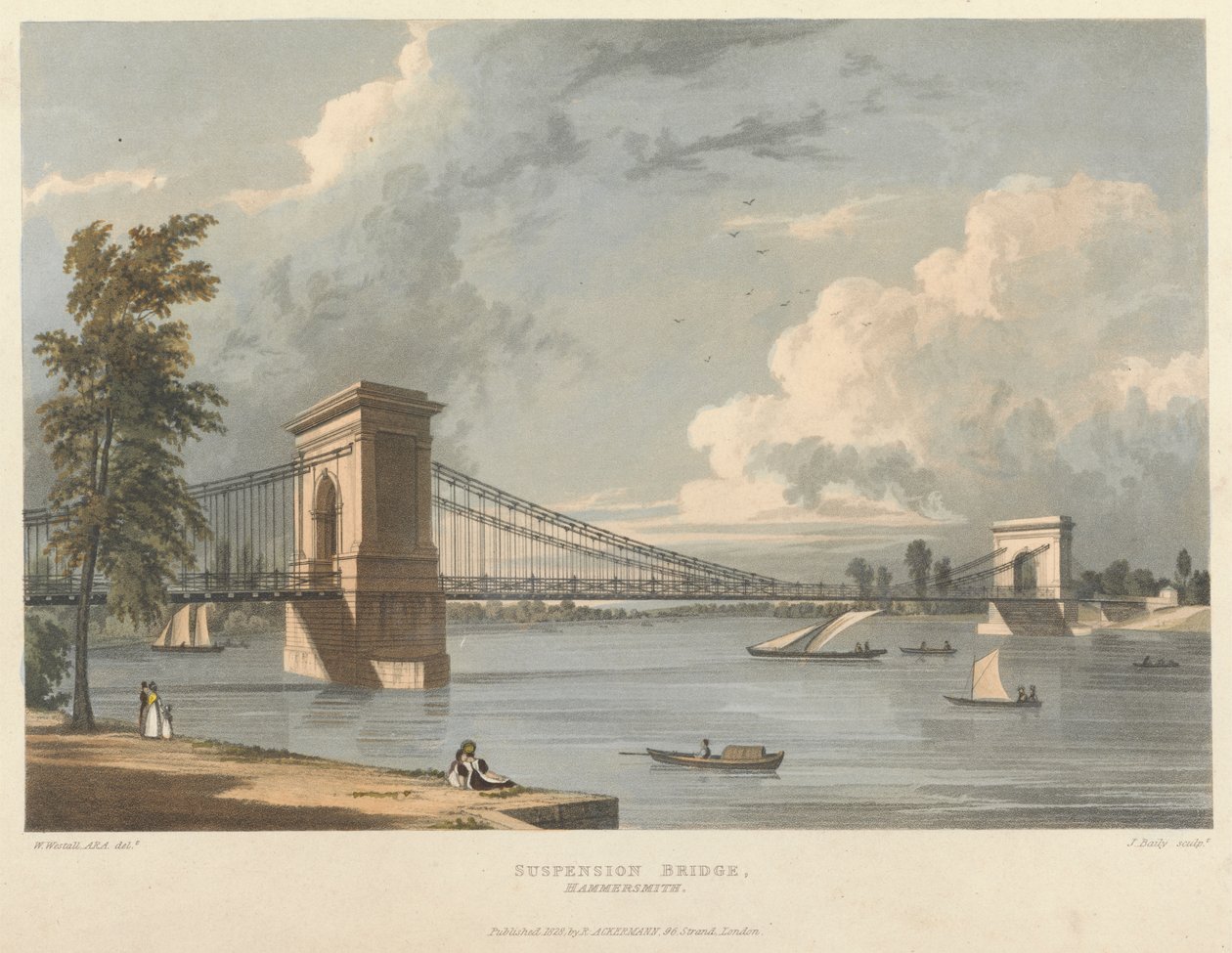 Függőhíd, Hammersmith alkotó: James Baily