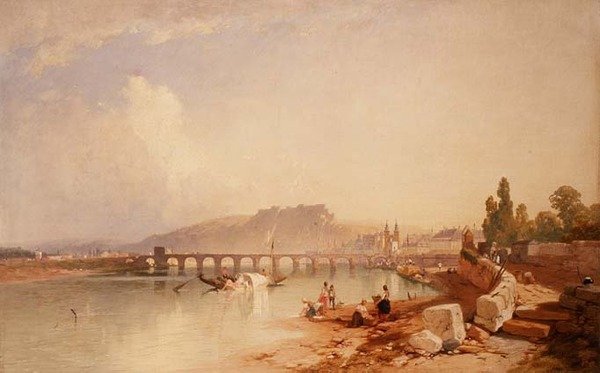 Coblenz és Ehrenbreitstein alkotó: James Baker Pyne