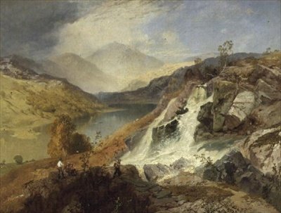 Haweswater: Waller Gill Force-tól alkotó: James Baker Pyne