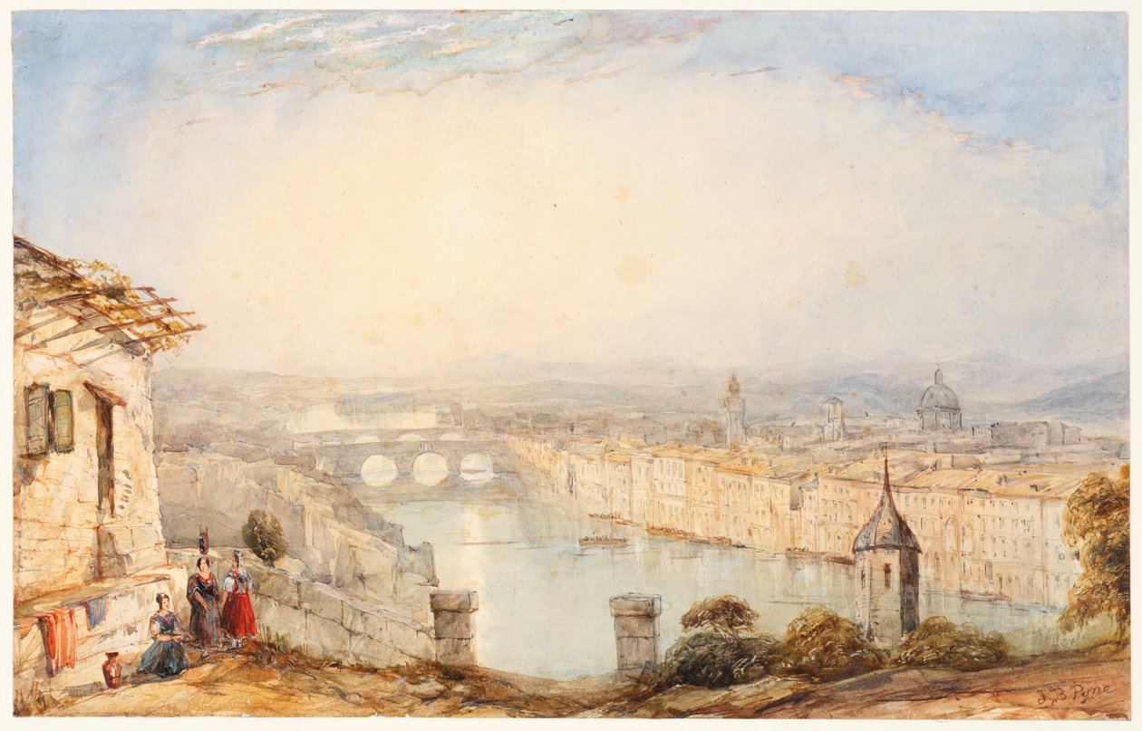 View of Florence alkotó: James Baker Pyne