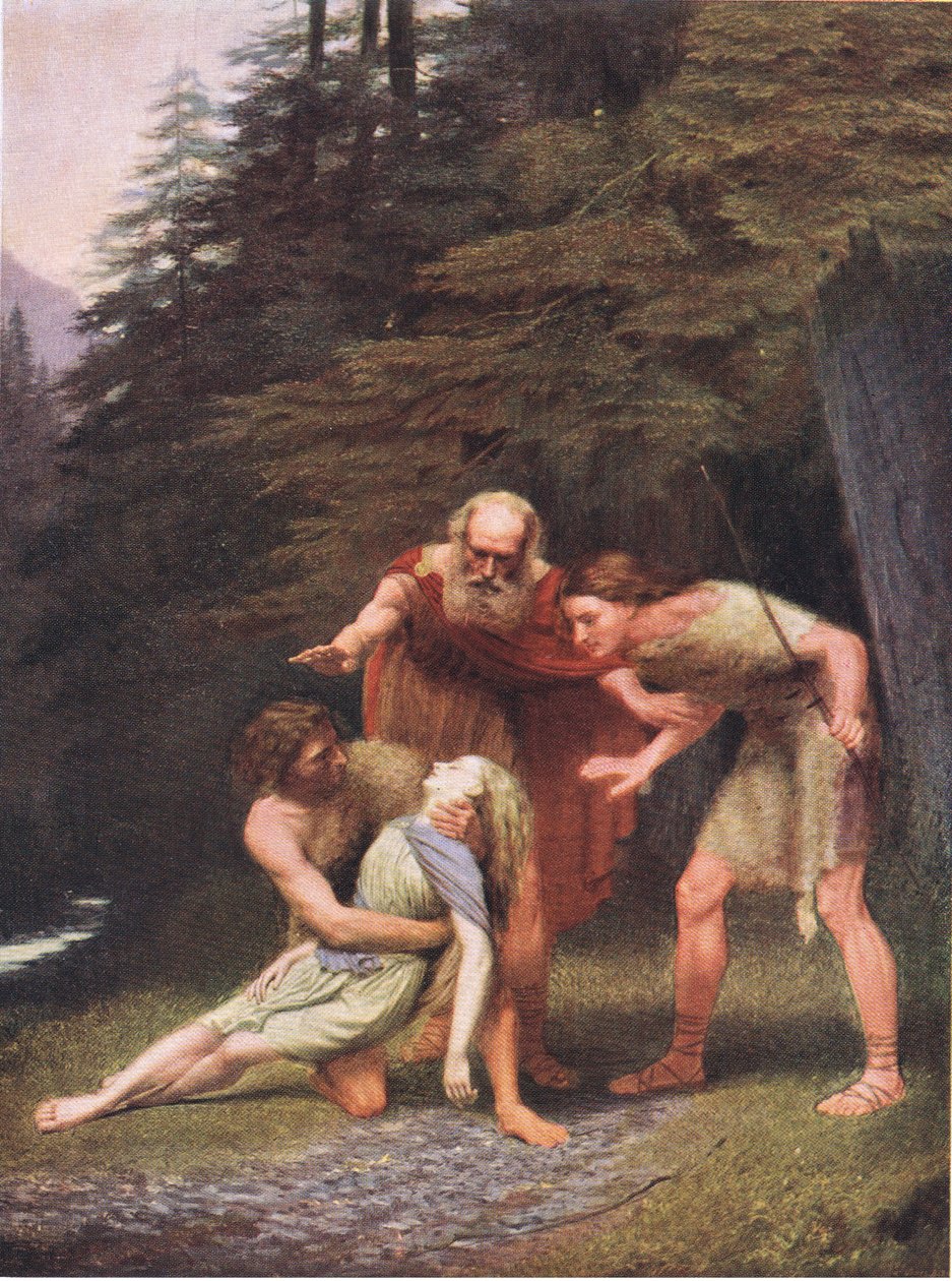 Arviragus és Imogen alkotó: James Barnes