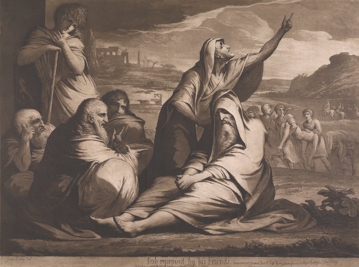 Munka megrovása a barátaitól alkotó: James Barry