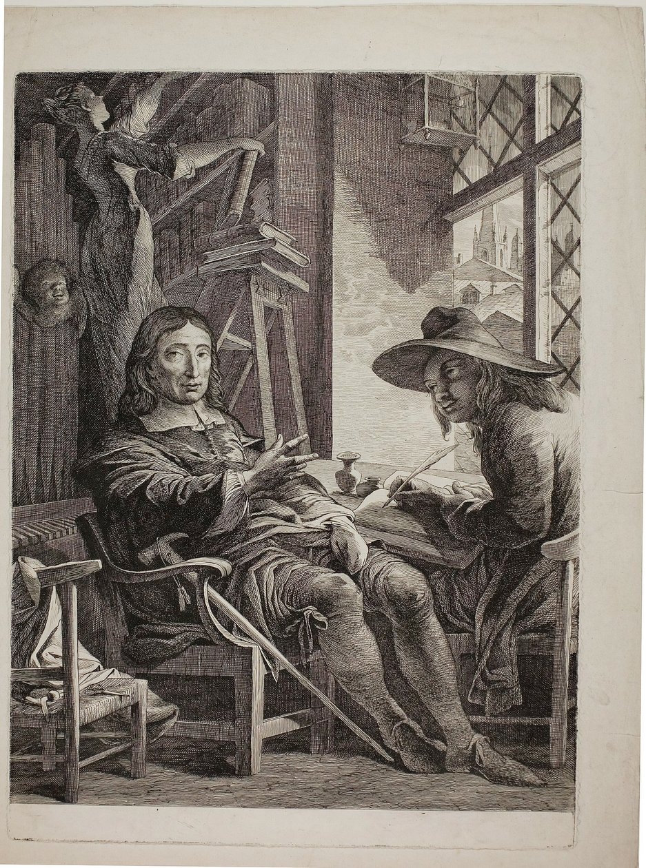 Milton diktál Ellwoodnak, a kvékernek alkotó: James Barry