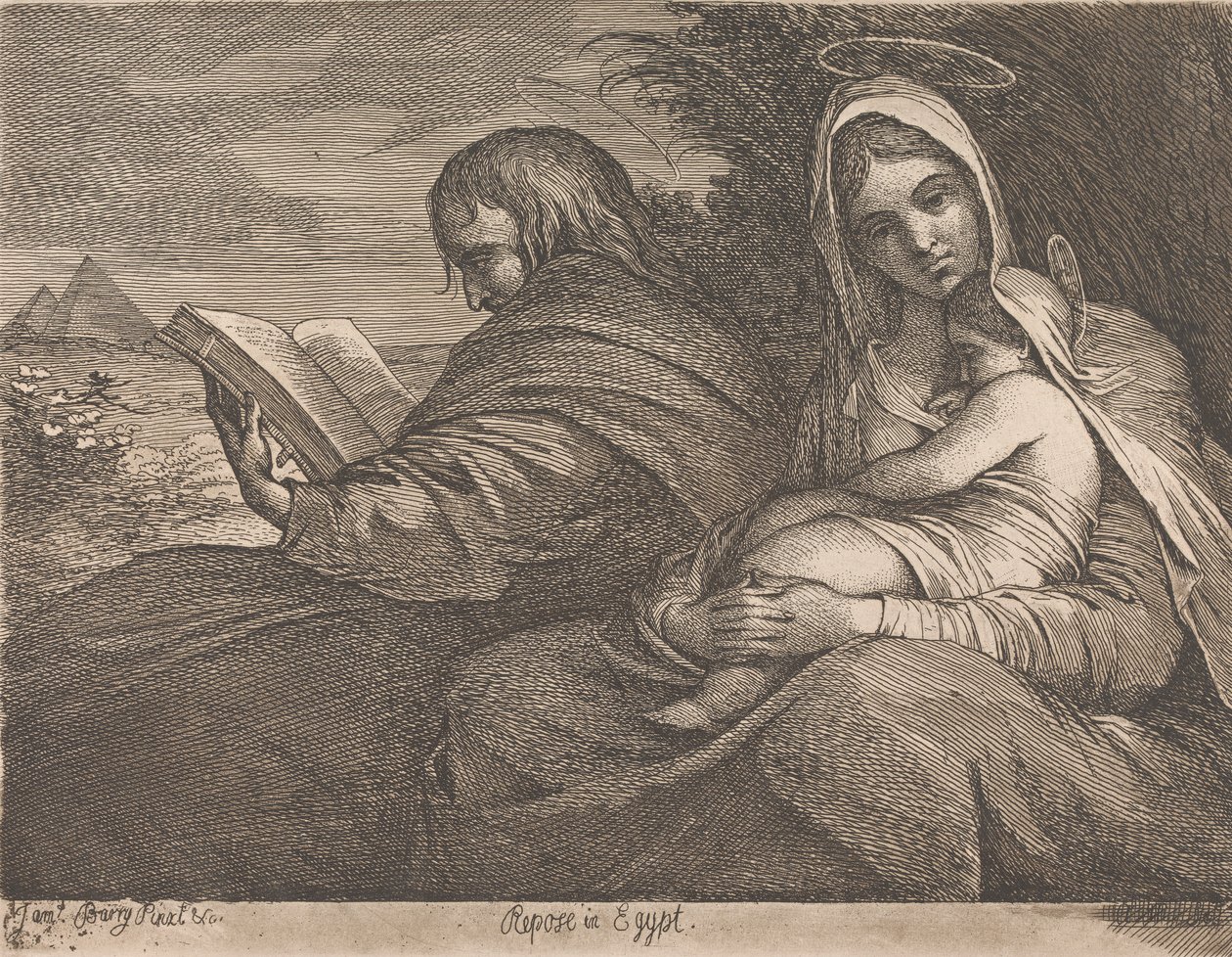 Pihenjen Egyiptomban alkotó: James Barry