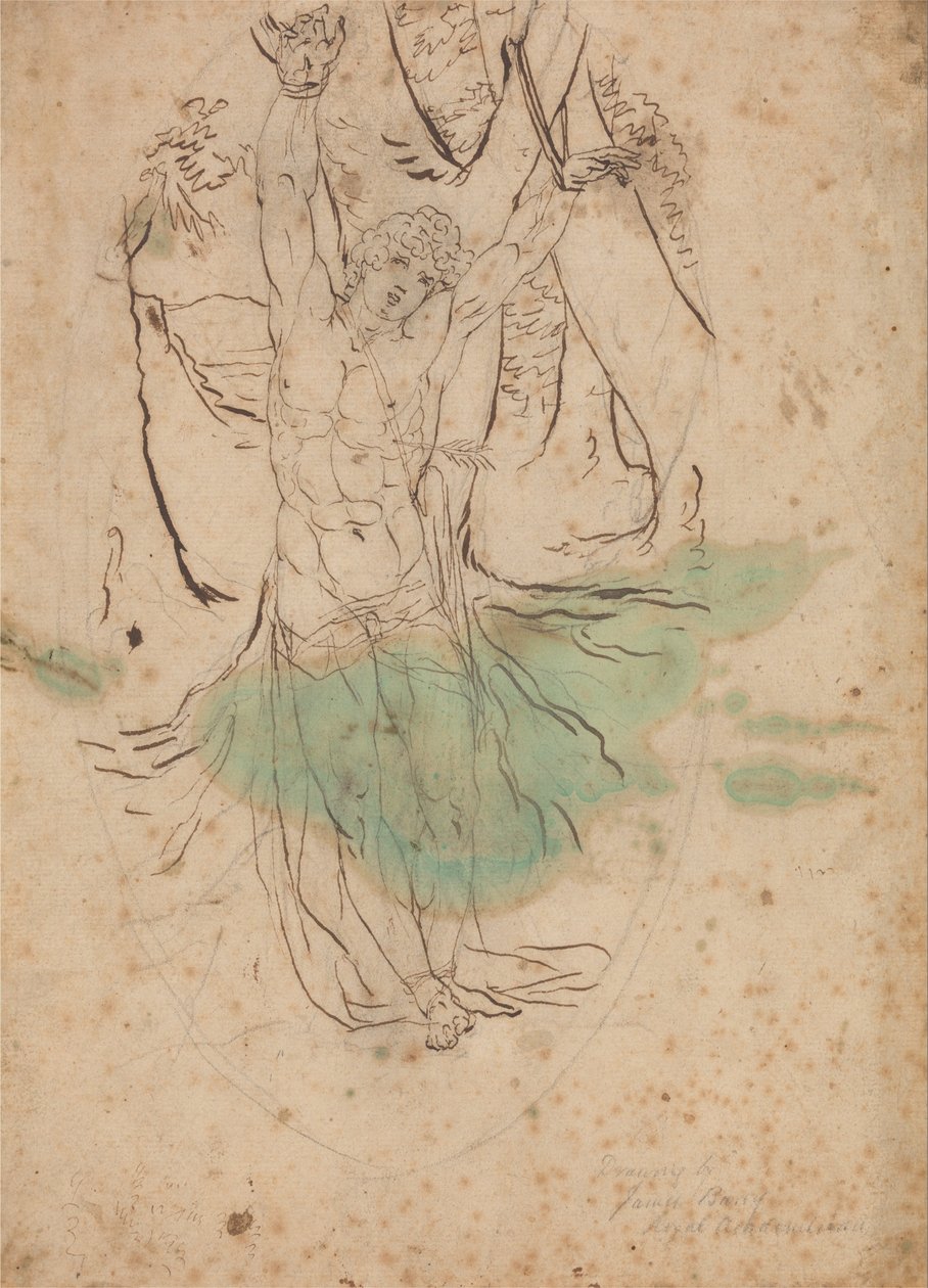 Tanulmány Szent Sebestyénhez alkotó: James Barry