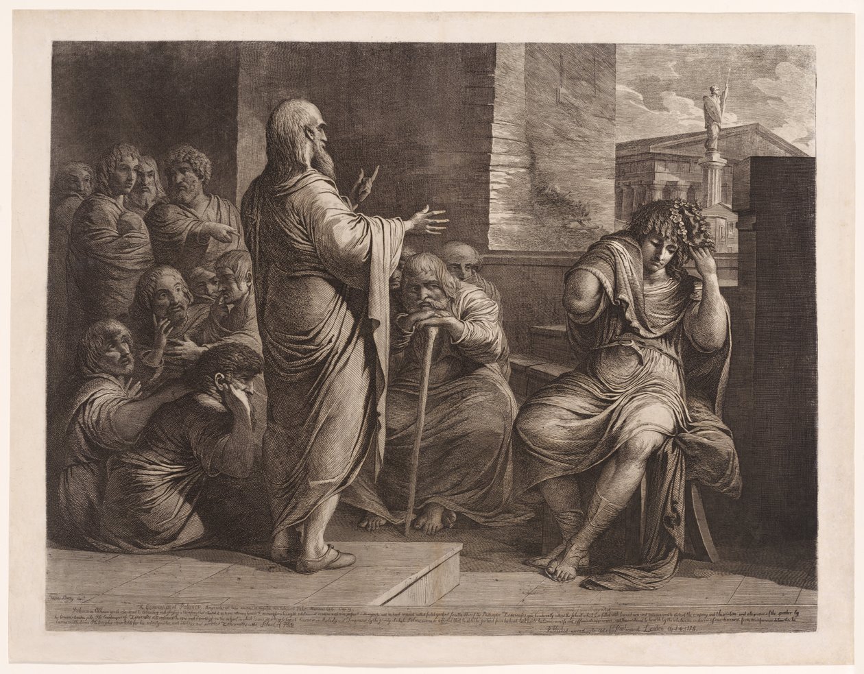 Polemon megtérése alkotó: James Barry