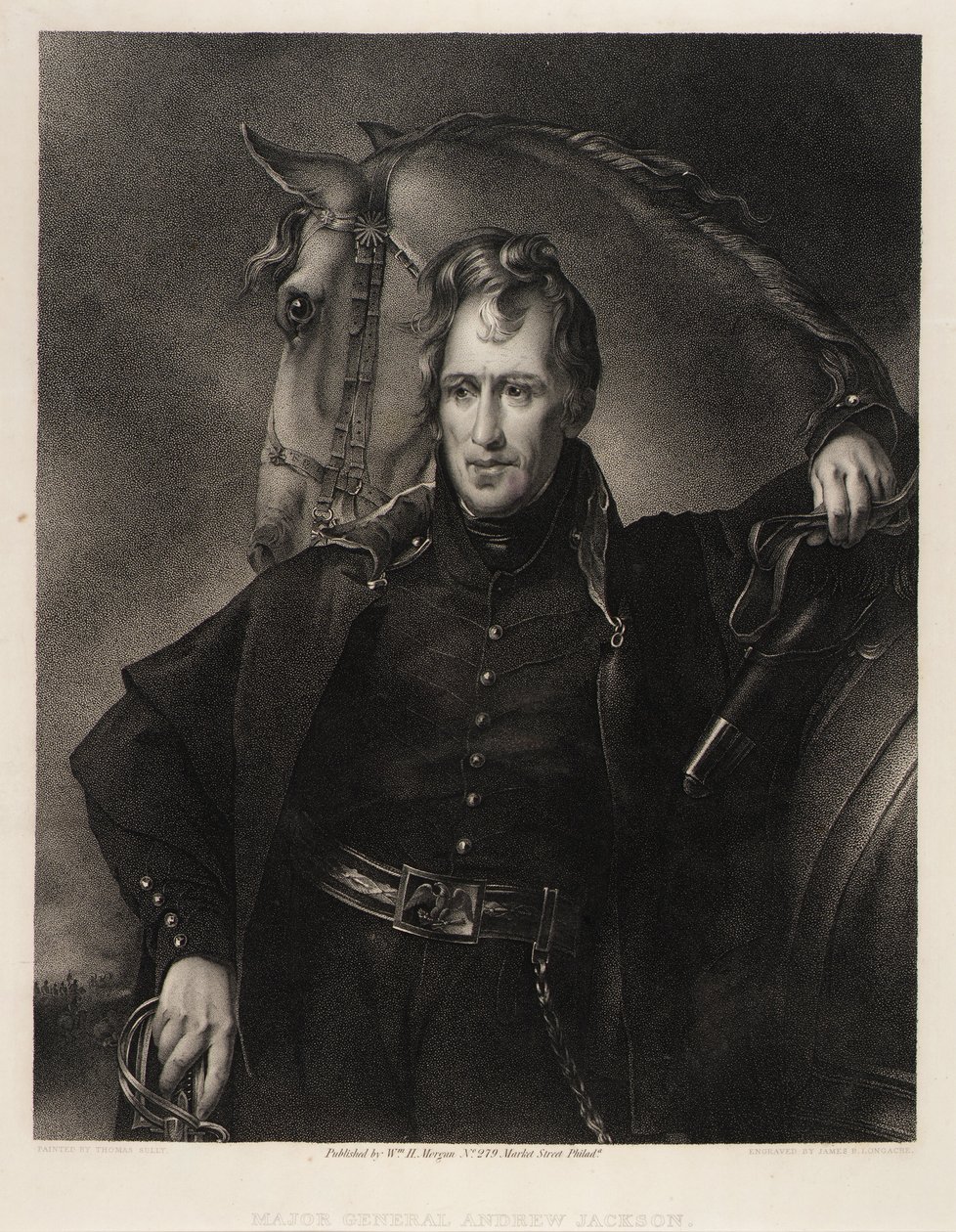 Andrew Jackson vezérőrnagy alkotó: James Barton Longacre