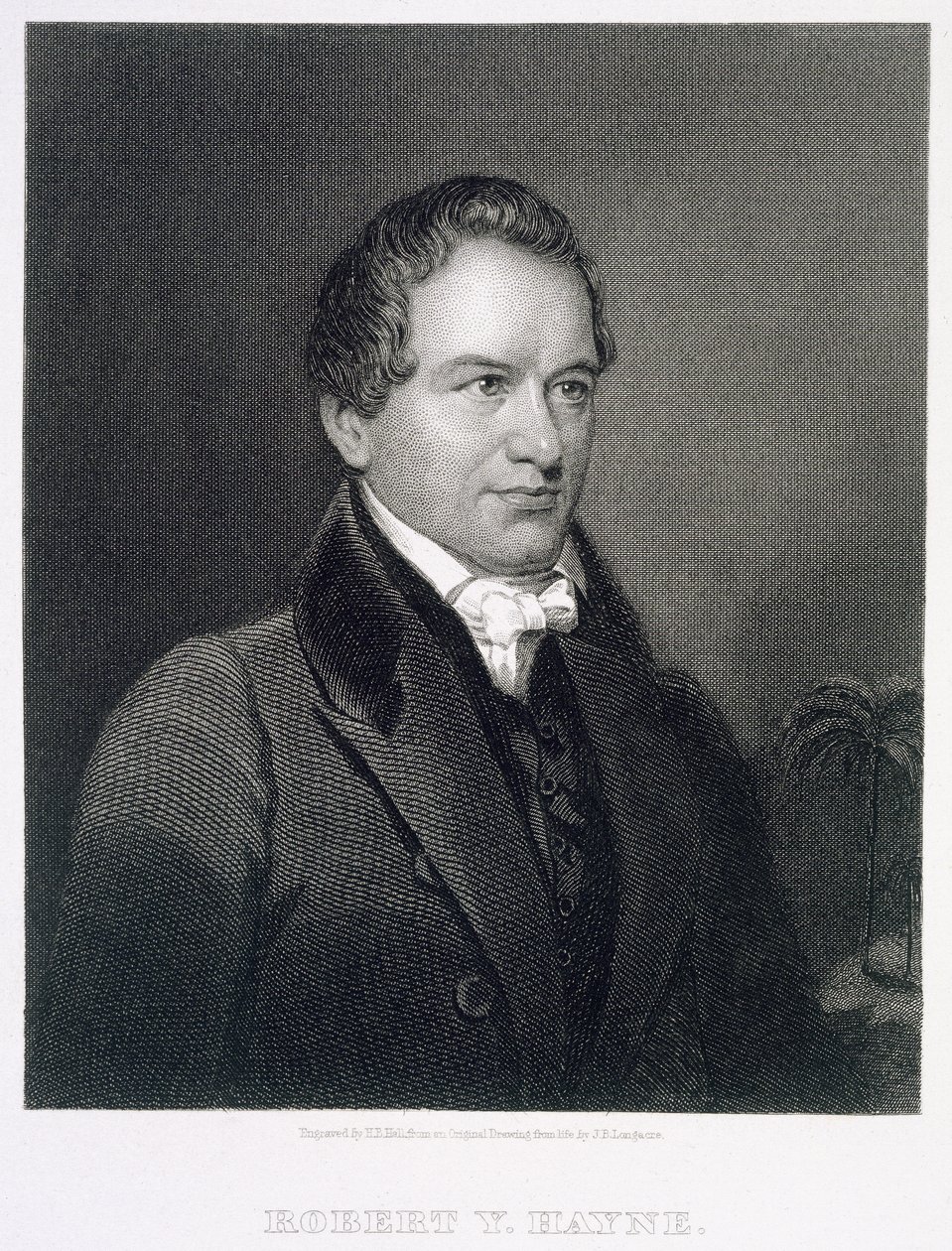 Robert Young Hayne (1791-1841) Henry Bryan Hall (1808-84) metszete alkotó: James Barton Longacre