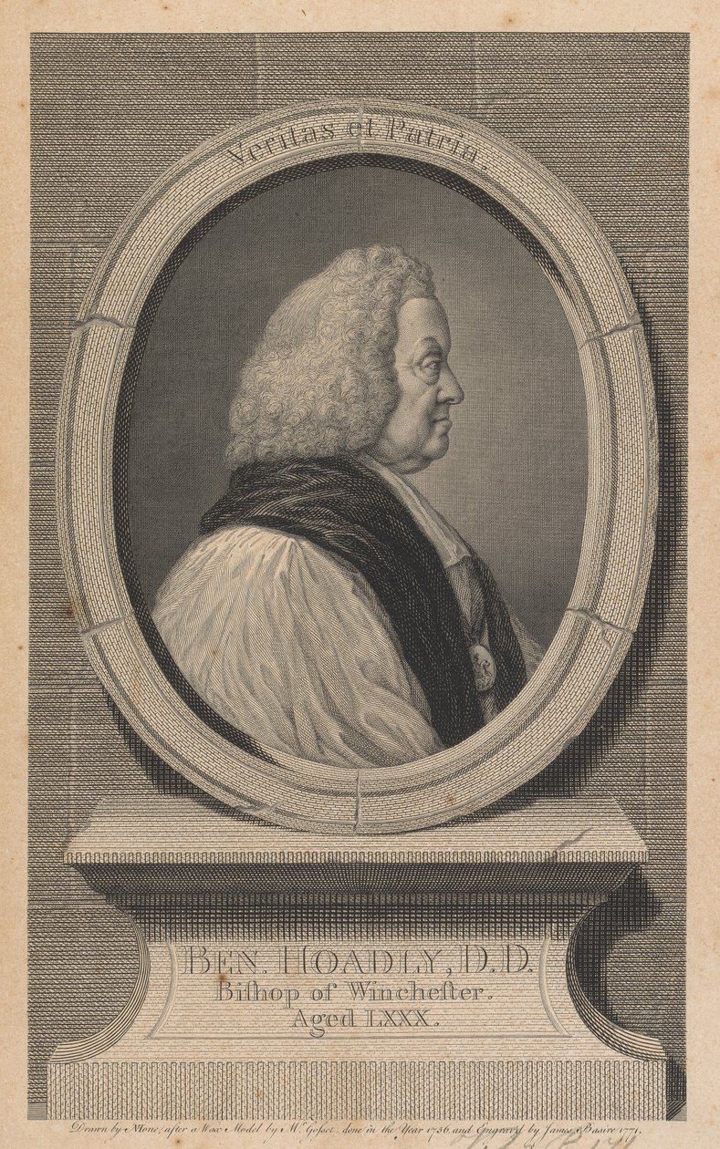 Benjamin Hoadly, Winchester püspöke alkotó: James Basire