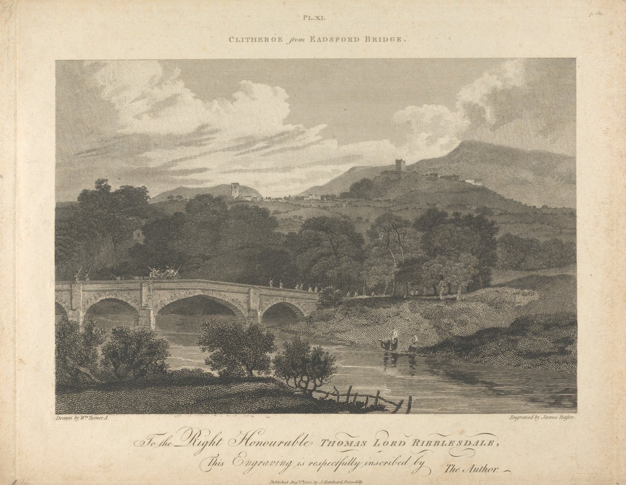 Clitheros az Eadsford Bridge-ről alkotó: James Basire