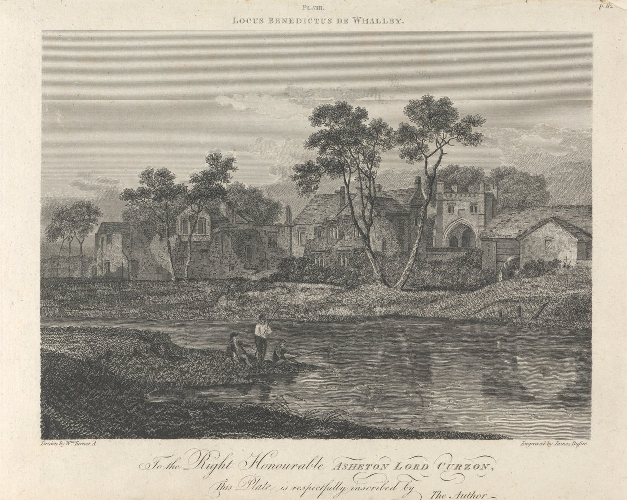 Whalley Abbey (közelebbi kép) alkotó: James Basire