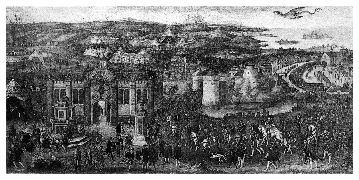 Az aranyszövet mezője, 1520, 1896. alkotó: James Basire I