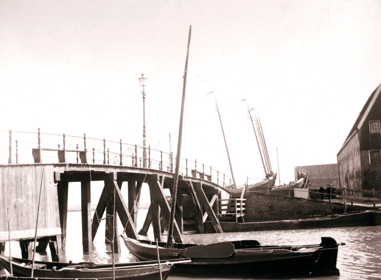 Csatornahajók, Marken-sziget, Hollandia, 1898 alkotó: James Batkin