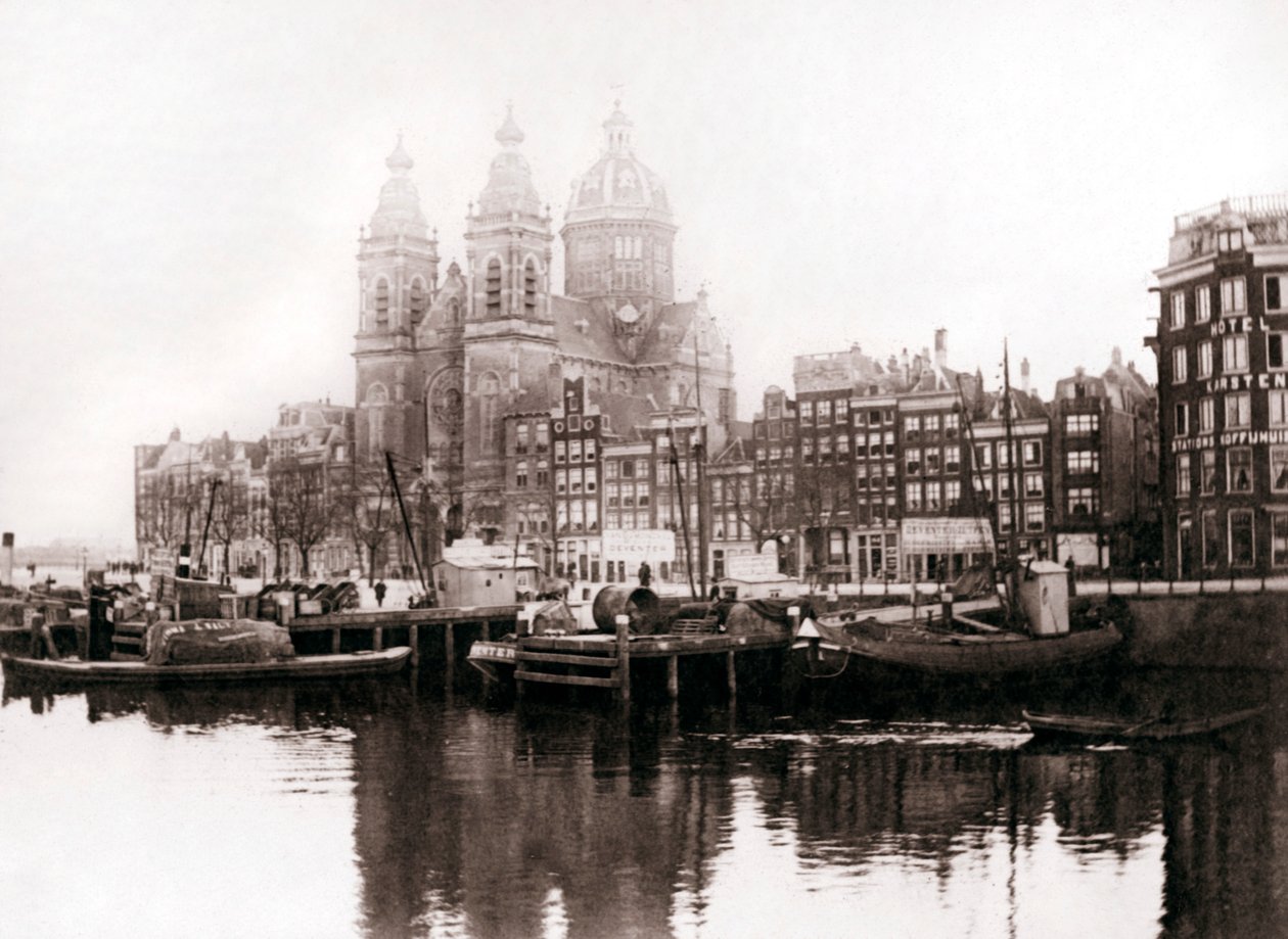 Szent Miklós-templom a falakon belül, Amszterdam, 1898. alkotó: James Batkin