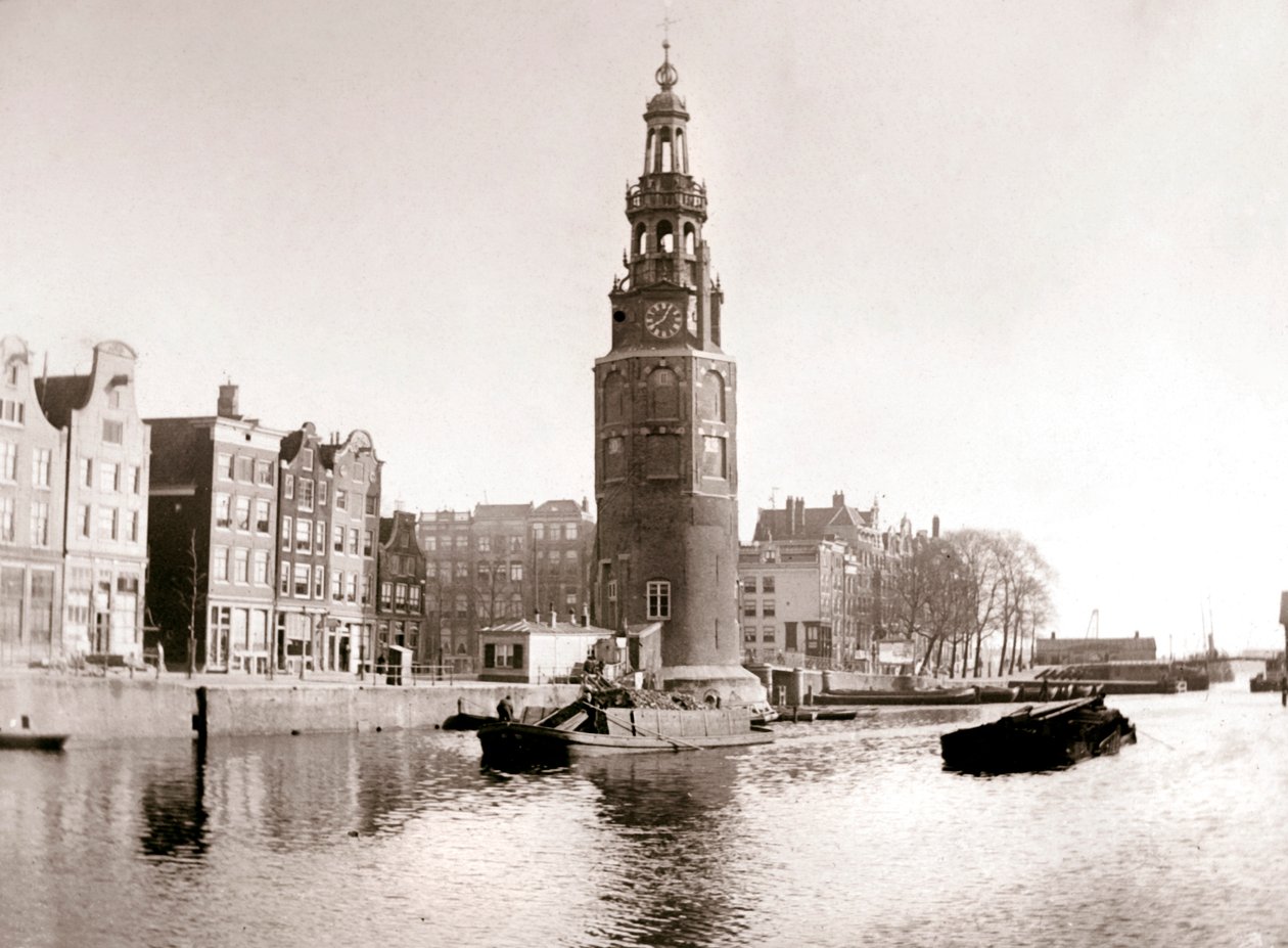 A Montelbaanstoren, Amszterdam, 1898. alkotó: James Batkin