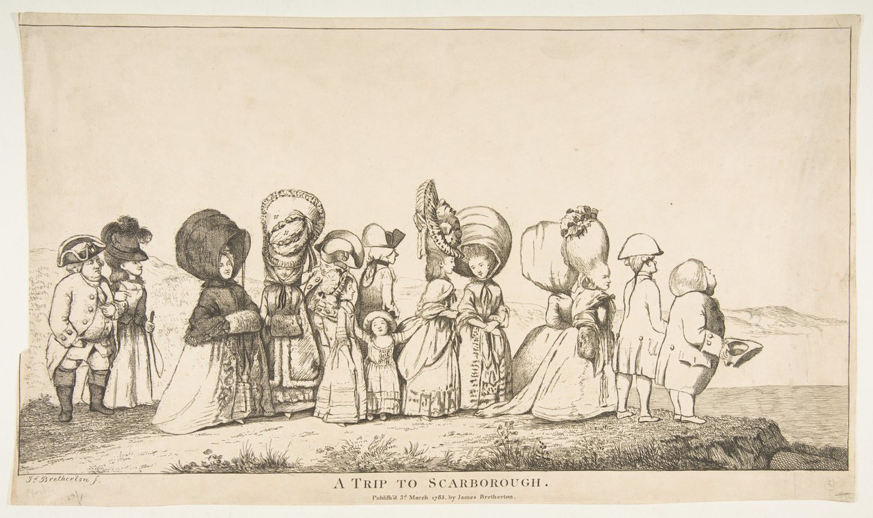 Egy kirándulás Scarborough-ba, 1783. március 3. alkotó: James Bretherton