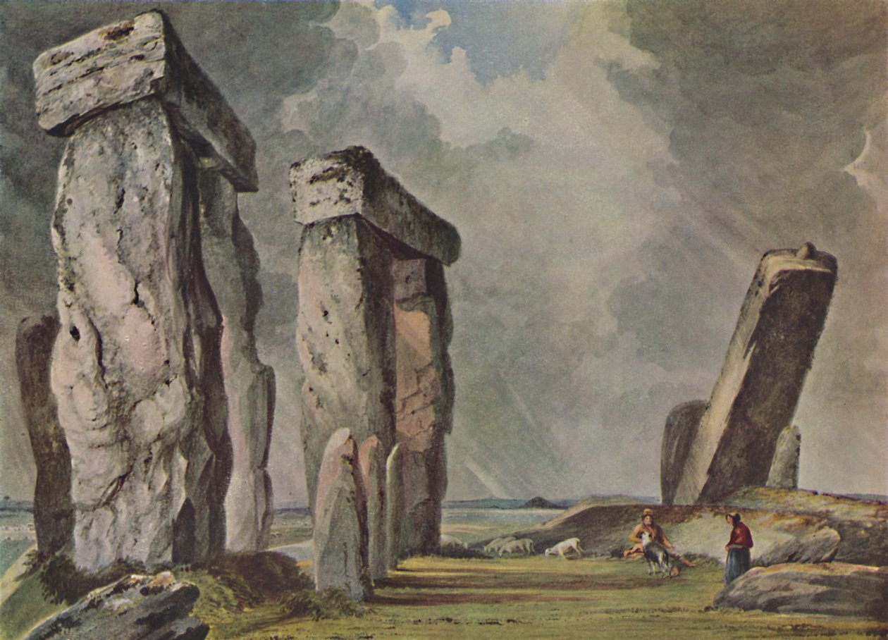 Stonehenge, Wiltshire, 1830, 1946 alkotó: James Bridges