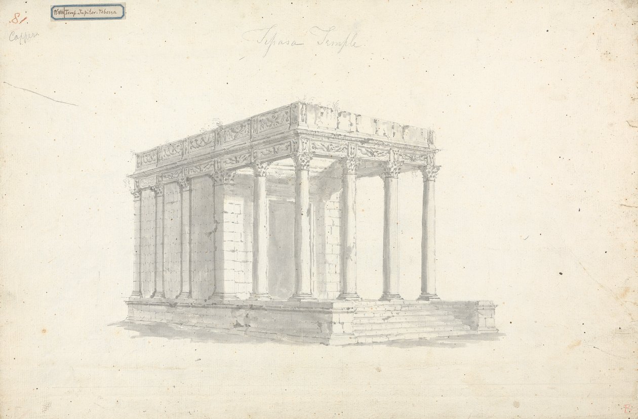 Pl. VIII Jupiter temploma Thébában alkotó: James Bruce