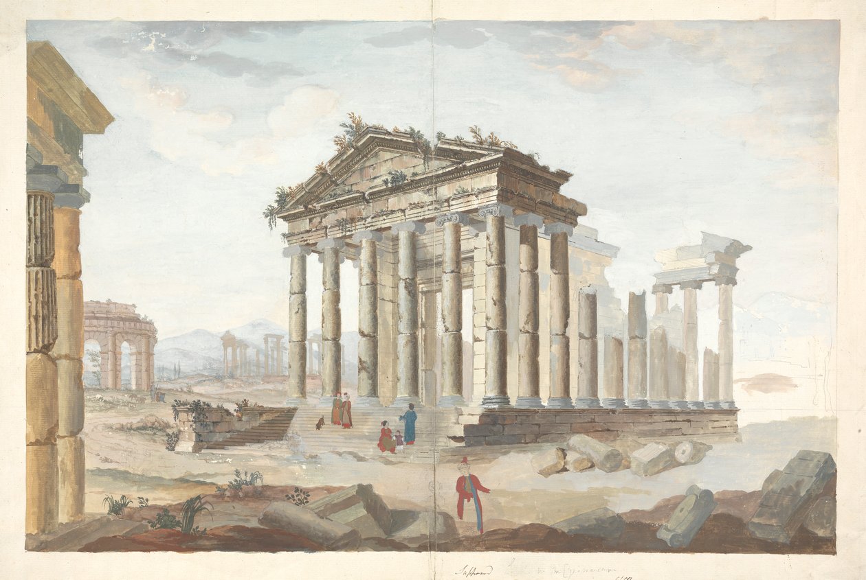 Templomok romjai Saltronzában alkotó: James Bruce