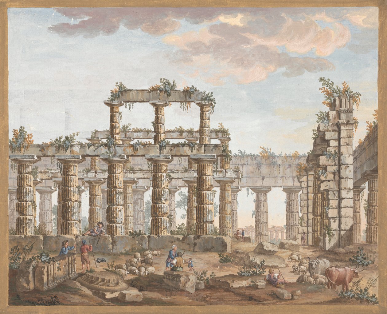 Templomromok alkotó: James Bruce
