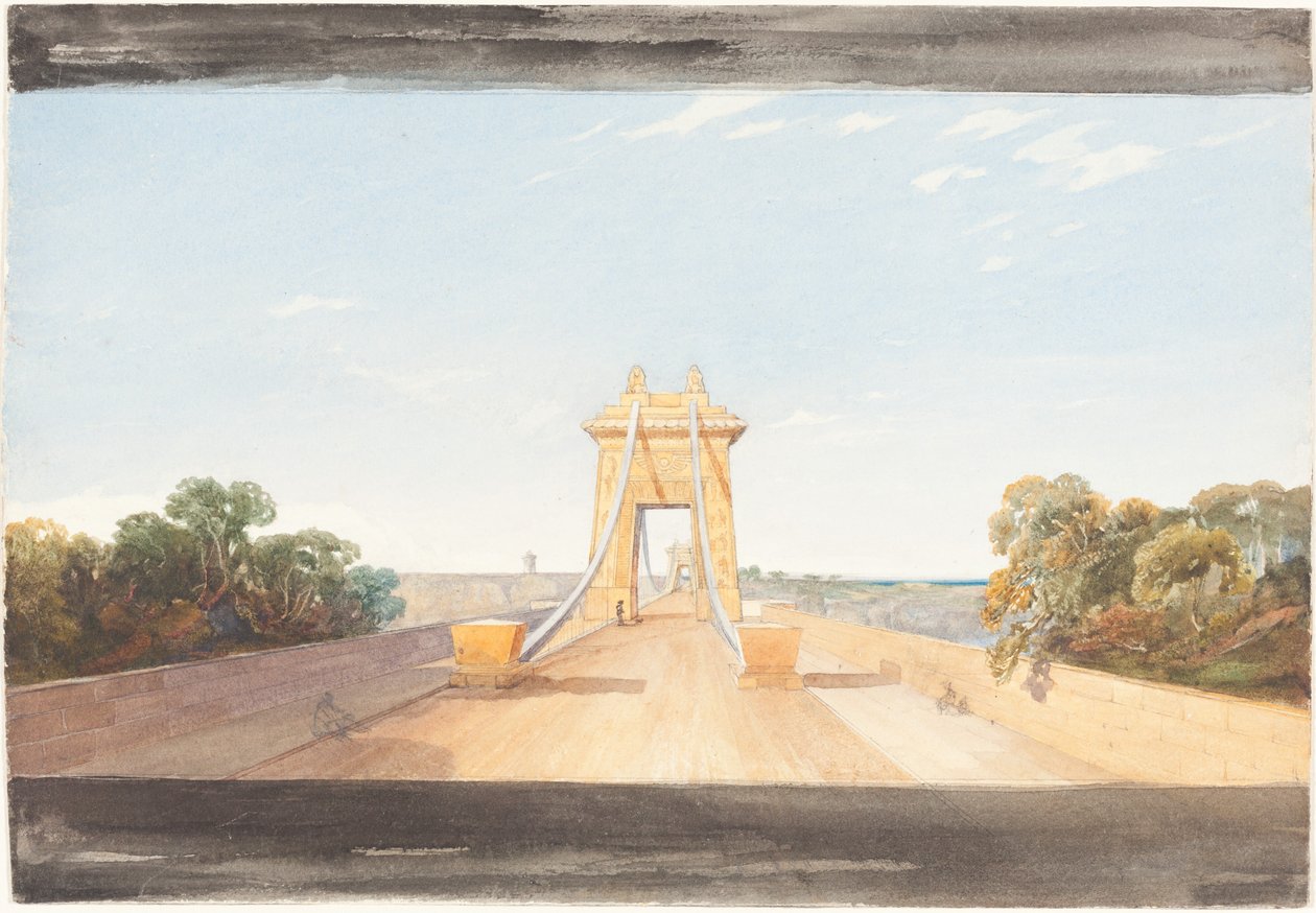 Clifton függőhíd Bristol közelében alkotó: James Bulwer