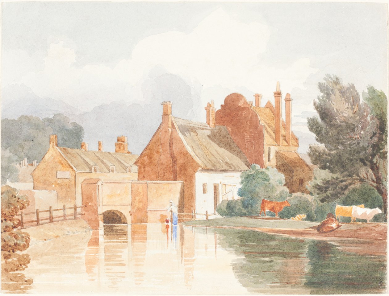 A Bure-on, Aylsham közelében, Norfolk államban alkotó: James Bulwer
