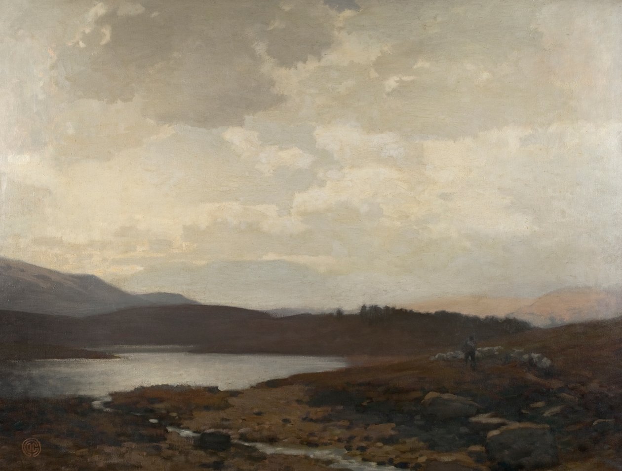 Dinnet Moor (olaj, vászon) alkotó: James Cadenhead