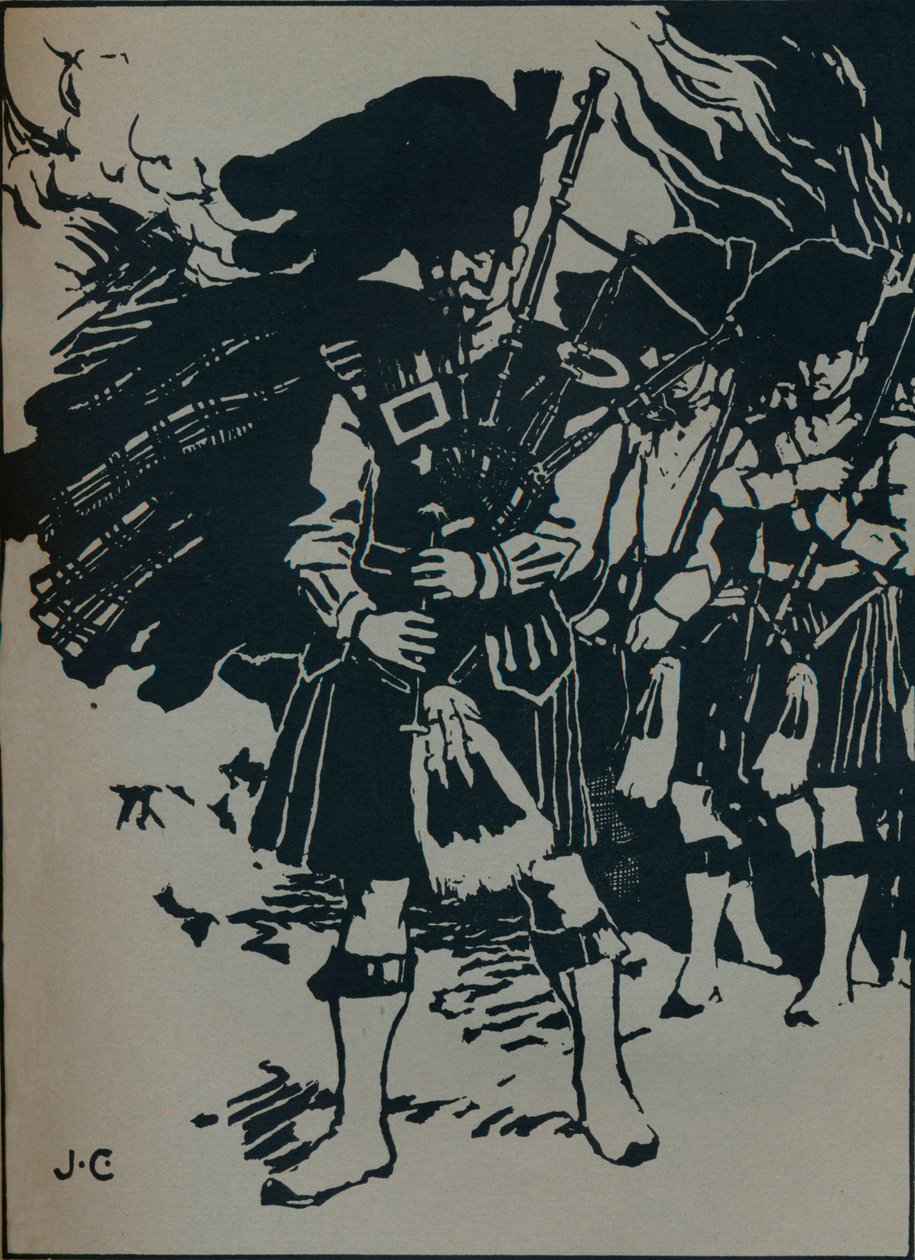 Illusztráció Riccardo Stephenss balladához, Hells Piper, 1912 alkotó: James Cadenhead