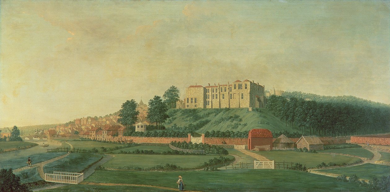 Arundel kastély keletről, 1770 körül alkotó: James Canter