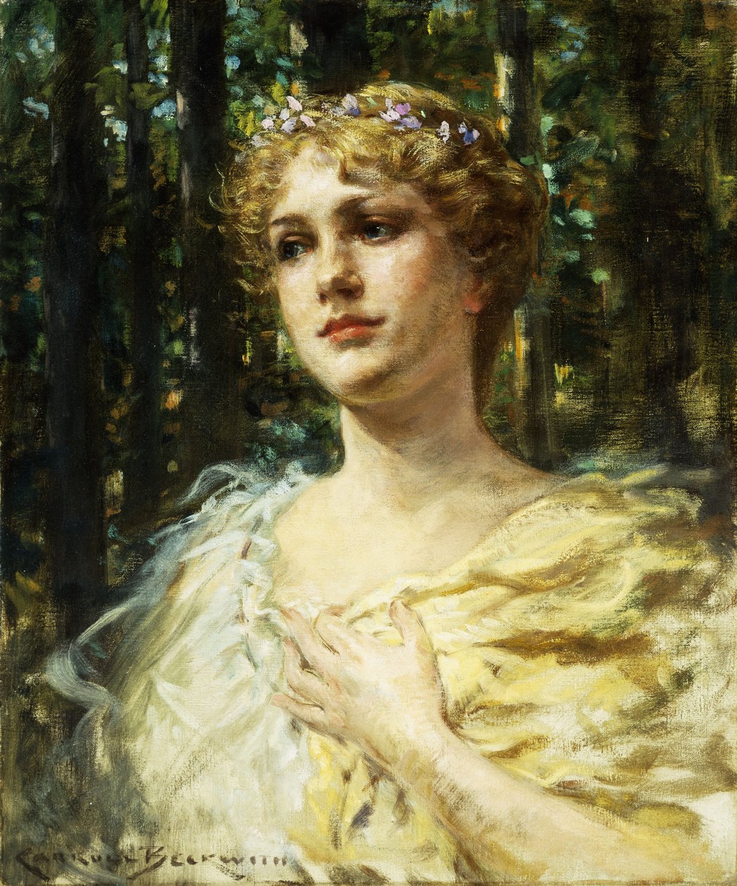 Woodland Grace, alkotó: James Carroll Beckwith