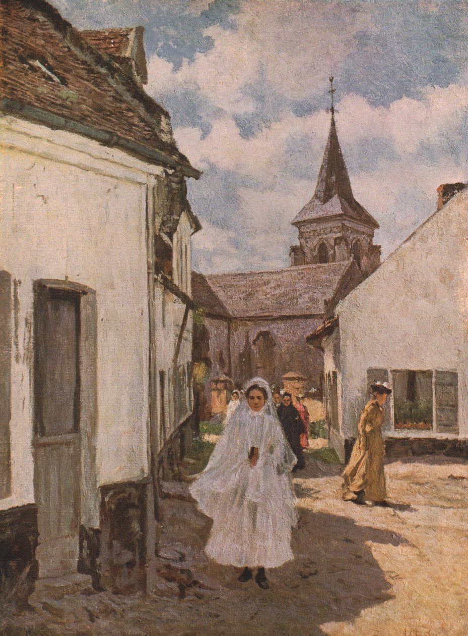 Az elsőáldozásból visszatérve, 19. század vége – 20. század eleje, 1930 körül. alkotó: James Charles