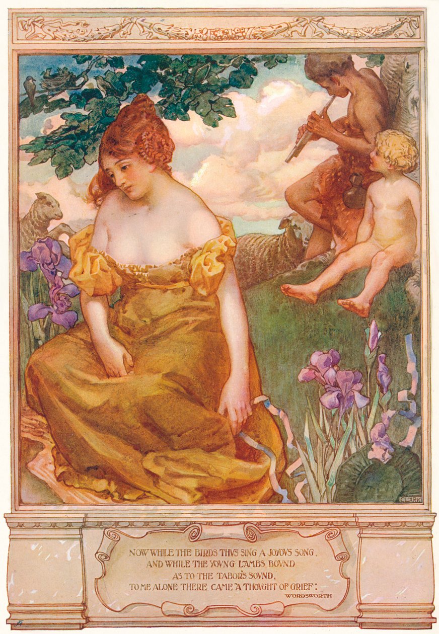 Szomorúság tavasszal, c1878-1906, 1906. alkotó: James Clark