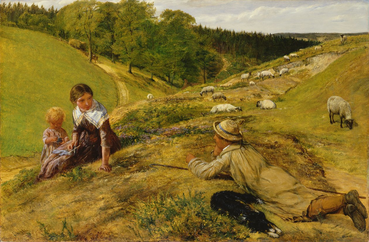 Colin, te szúrtad a déli pásztorokat (Hobbinol panasza Thenotnak) alkotó: James Clarke Hook