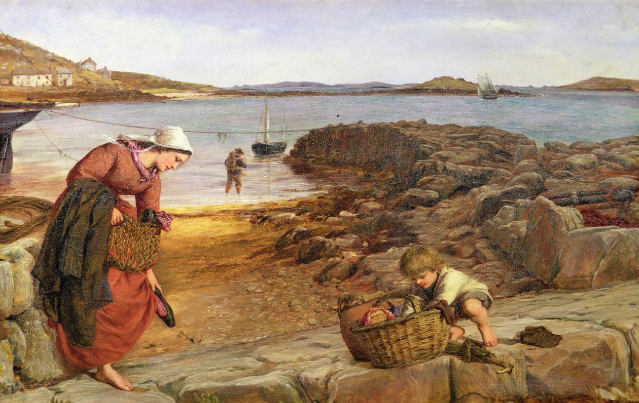 Indulás alacsony vízállásnál alkotó: James Clarke Hook