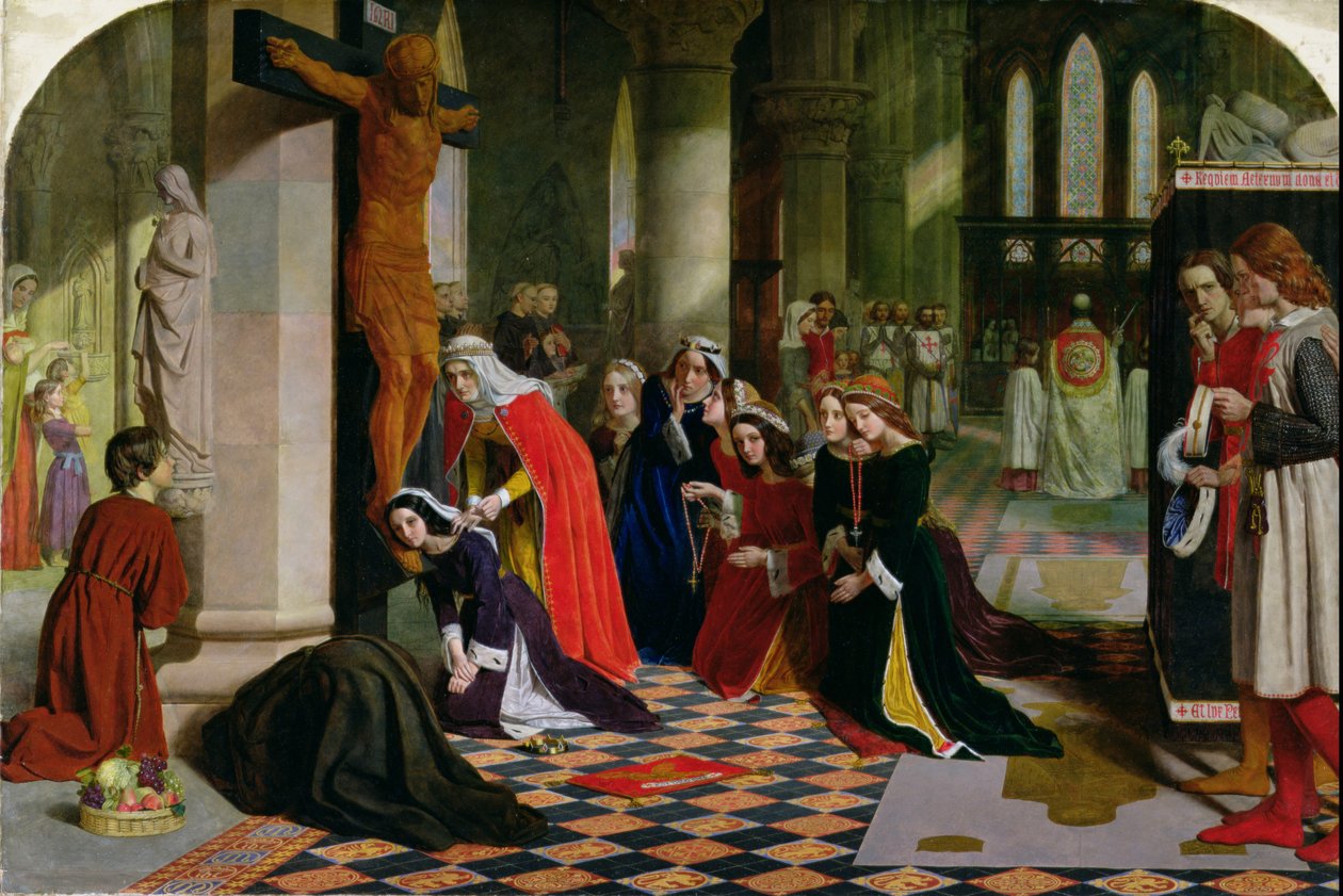 Erzsébet magyar királynő lemondása, 1850 (lásd még: 102306) alkotó: James Collinson
