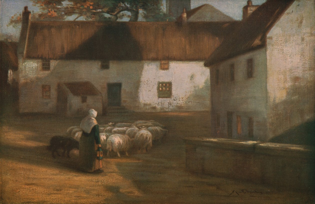 Eventide, 19. század vége – 20. század eleje, 1930 körül. alkotó: James Coutts Michie