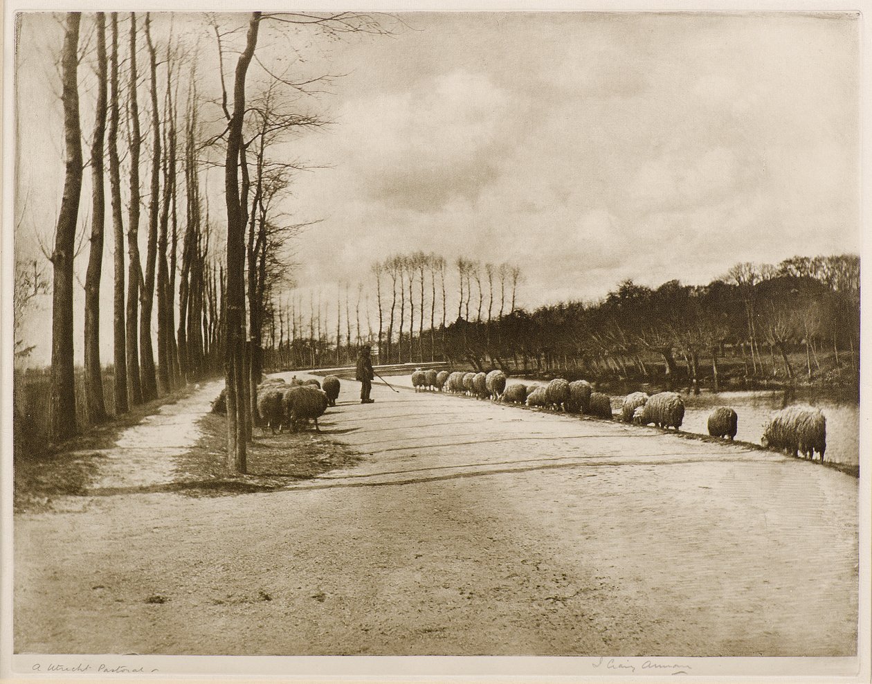 In Utrecht Pastoral (fotogravír) alkotó: James Craig Annan