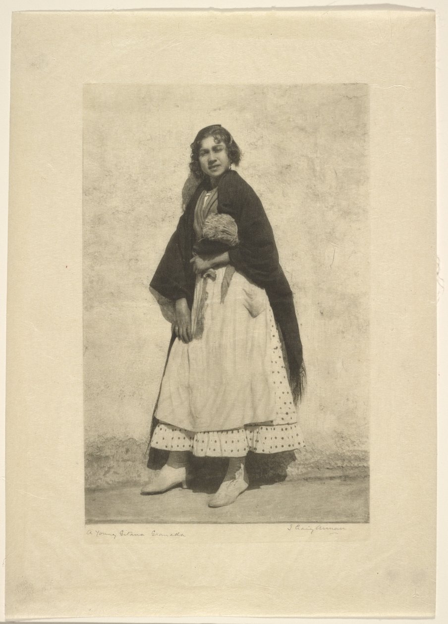 Egy fiatal Gitana, Granada alkotó: James Craig Annan