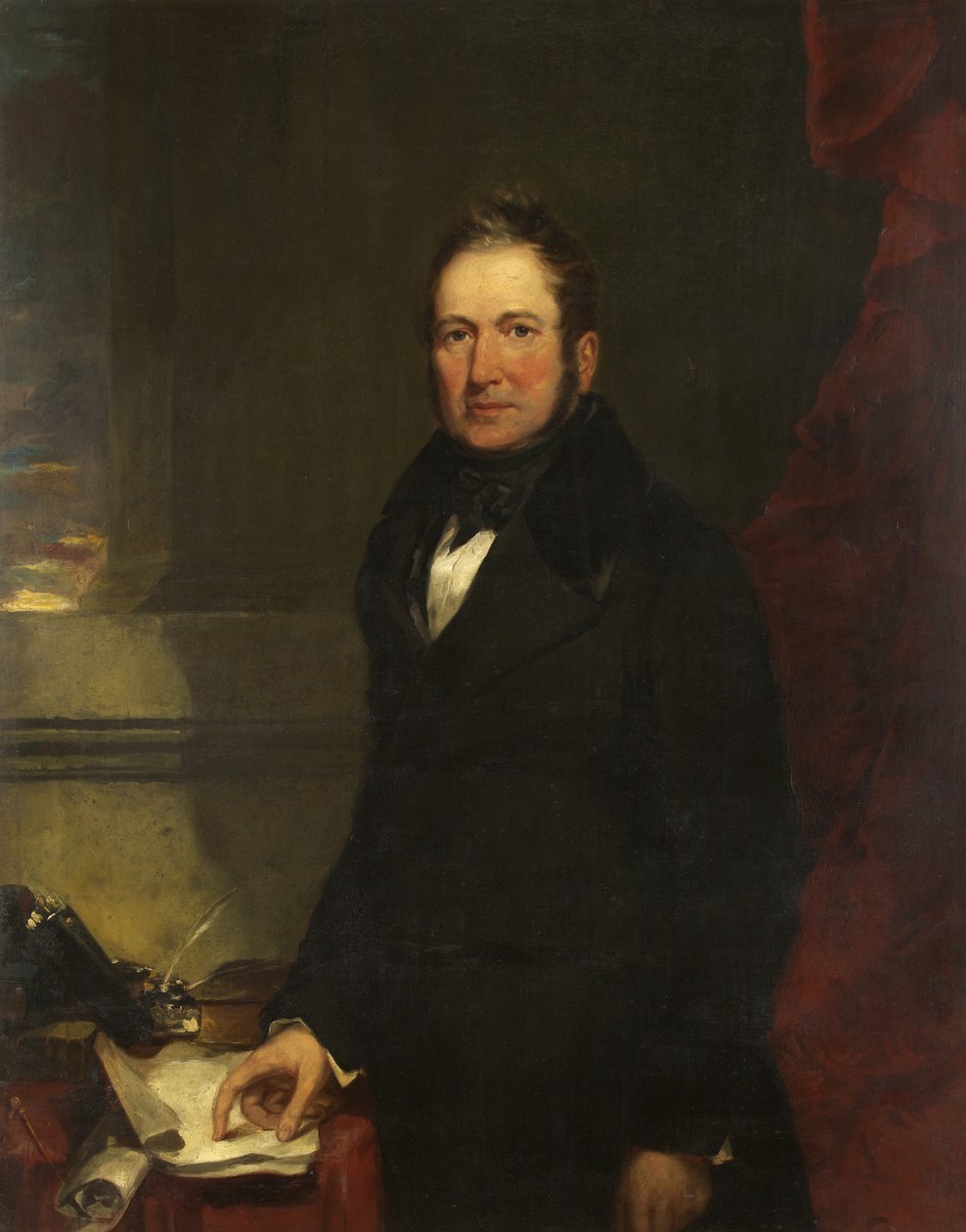 William Fripp Esq., D.L., J.P. portréja (olaj, vászon) alkotó: James Curnock