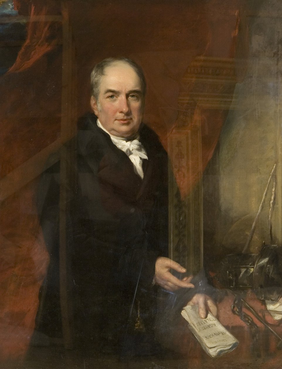 Thomas Roberts tiszteletes portréja, 1835 körül (olaj, vászon) alkotó: James Curnock