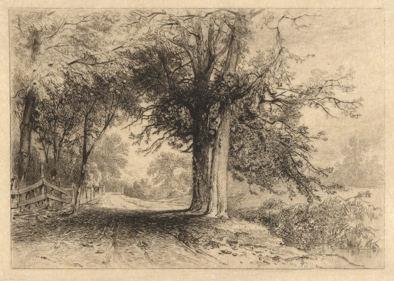 A Farm Lane, 1887. január, Opus 2 alkotó: James David Smillie