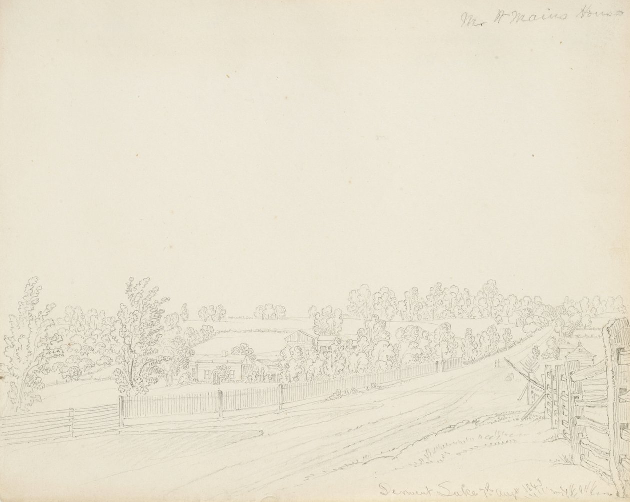 Mr. W. Mains House, Derwent Lake alkotó: James David Smillie