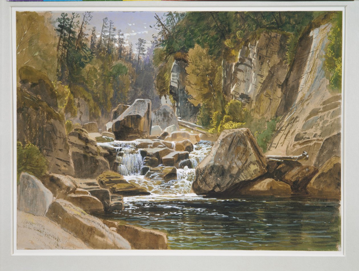 Az Ausable folyónál alkotó: James David Smillie
