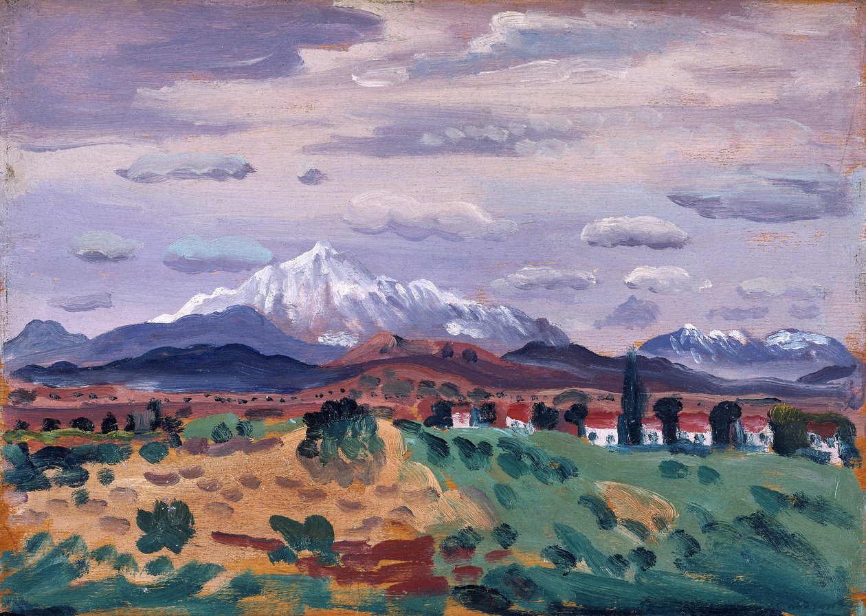 "Canigou a hóban", 1908-1914 alkotó: James Dickson Innes